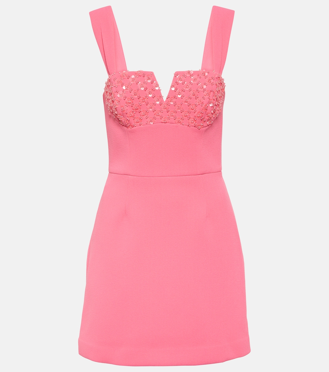Мини-платье marie из крепа с декором Rebecca Vallance, розовый miller rebecca total