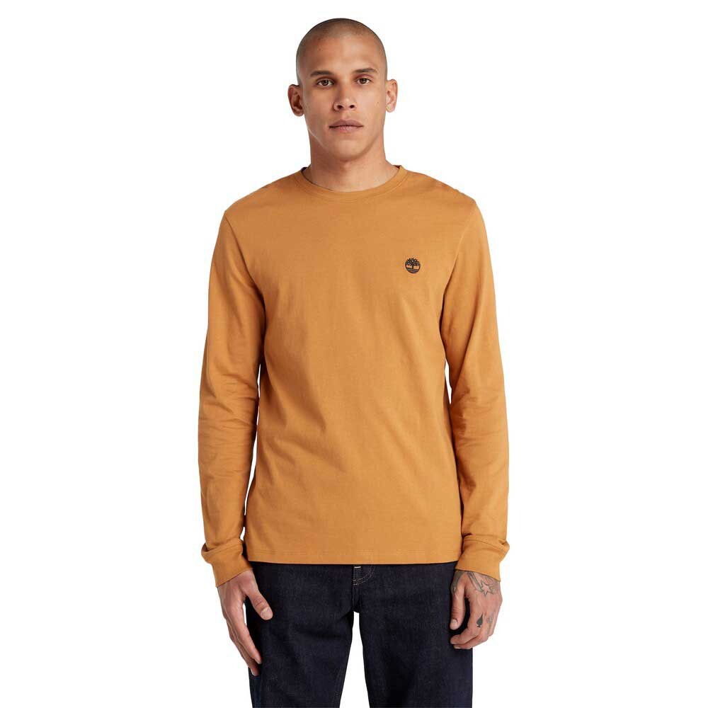

Футболка с длинным рукавом Timberland Dunstan River Jersey Slim, бежевый