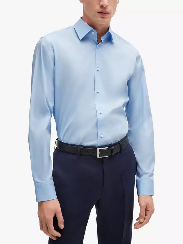 

Рубашка HUGO BOSS BOSS Regular Fit, цвет light blue