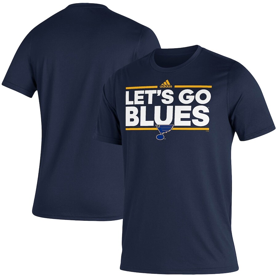 

Футболка с коротким рукавом adidas St Louis Blues, нави