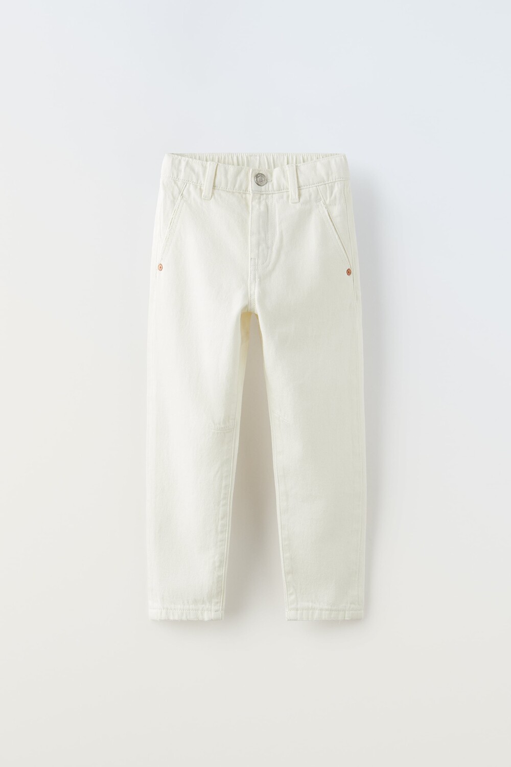 

Джинсы облегающего кроя Zara, экрю