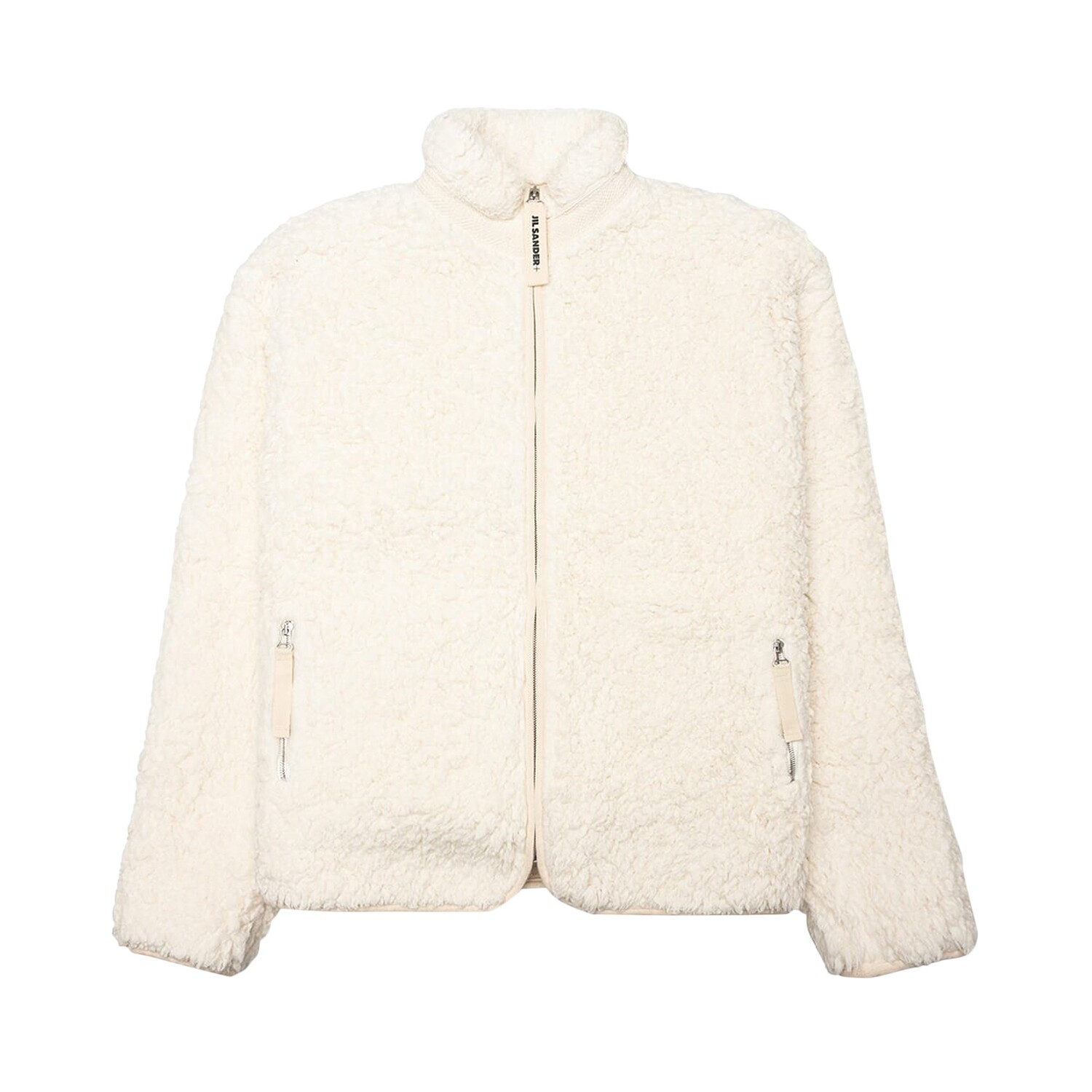 

Флисовая куртка на молнии Jil Sander Eggshell