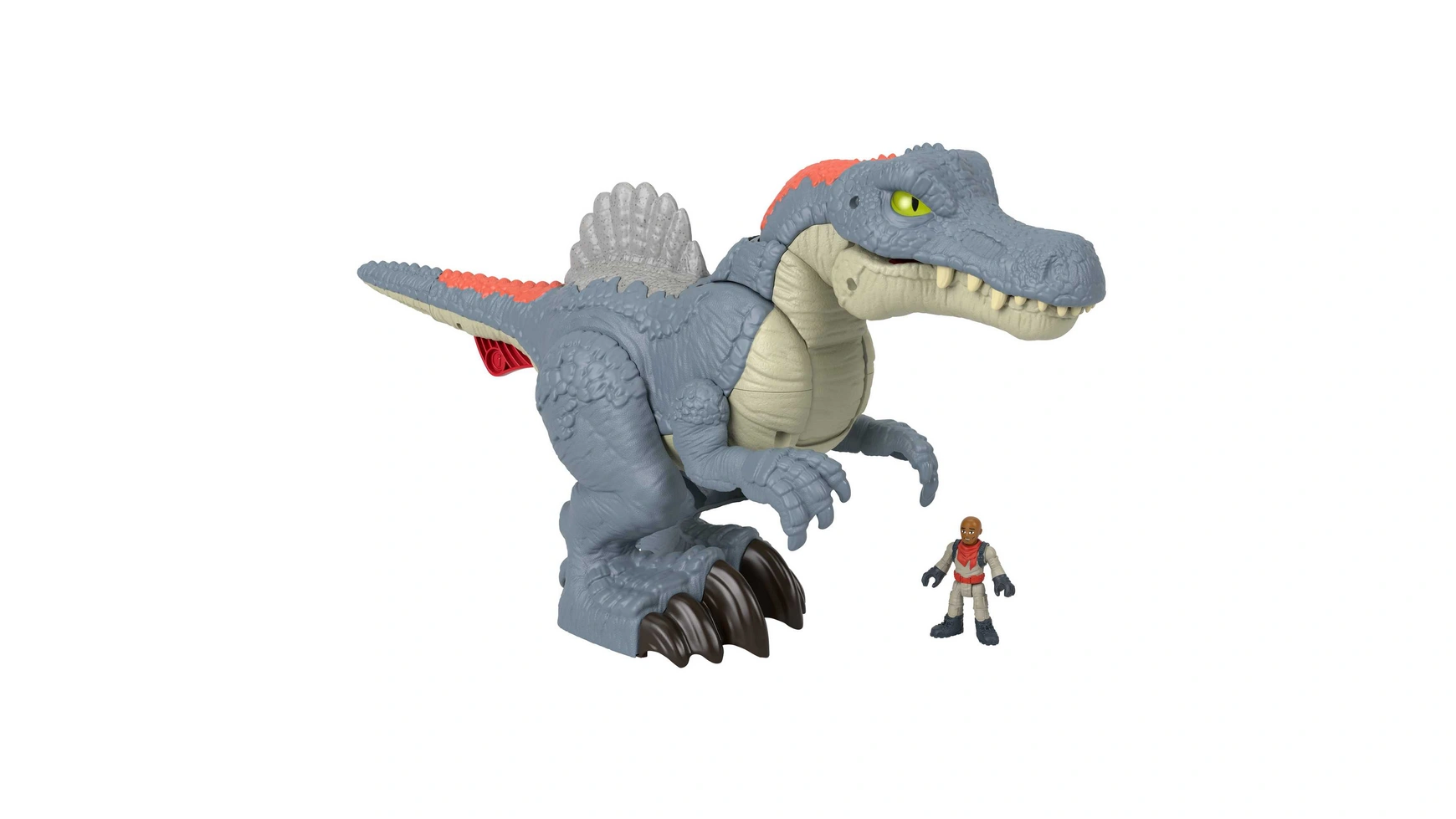Imaginext Мир Юрского периода Super Snap Спинозавр imaginext jurassic world angry action игрушка динозавр ти рекс
