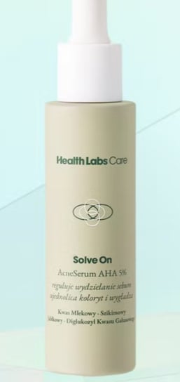 Сыворотка с AHA 5%, 30 мл Health Labs Solve On Acne, Health Labs Care health labs balanceme препарат поддерживающий нормальный уровень глюкозы в крови 90 шт