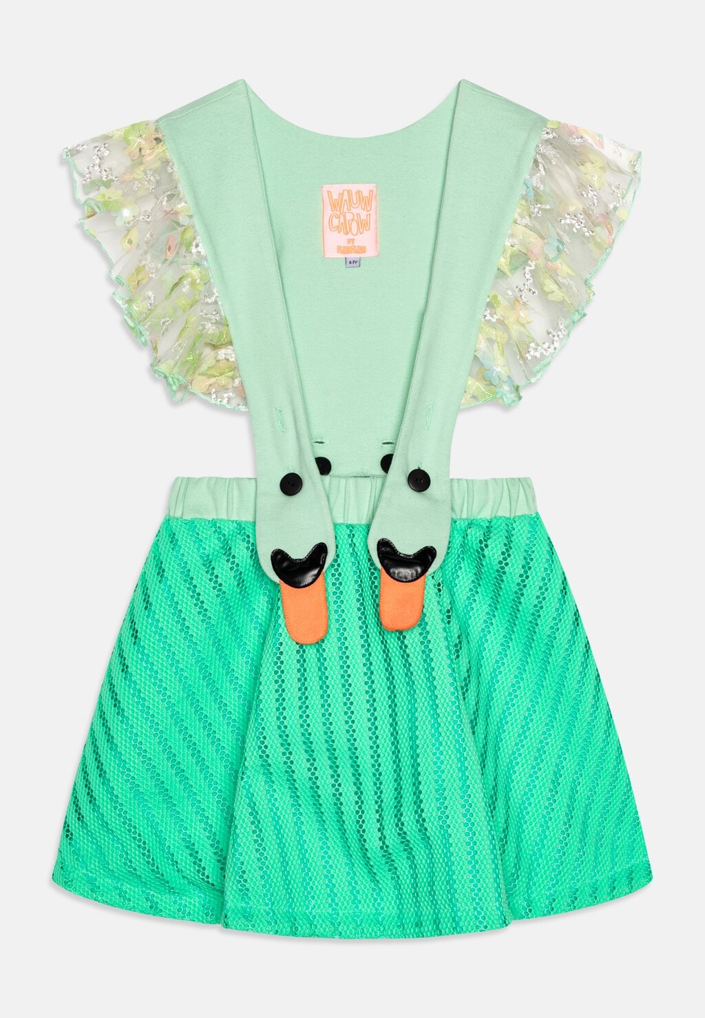 

Платье повседневное BIRD GIRL FRILL MINT DRESS WAUW CAPOW by Bangbang Copenhagen, цвет mint