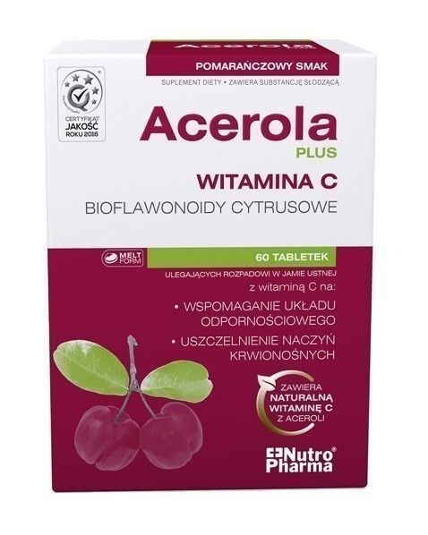 

Acerola Plus иммуномодулятор, 60 шт.