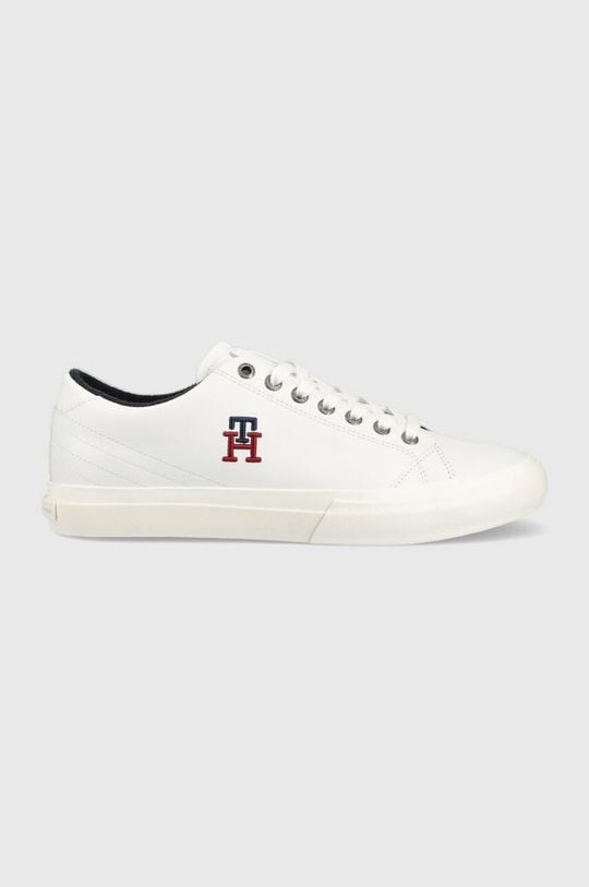 

Кожаные кроссовки TH HI VULC STREET LOW LEATHER Tommy Hilfiger, белый