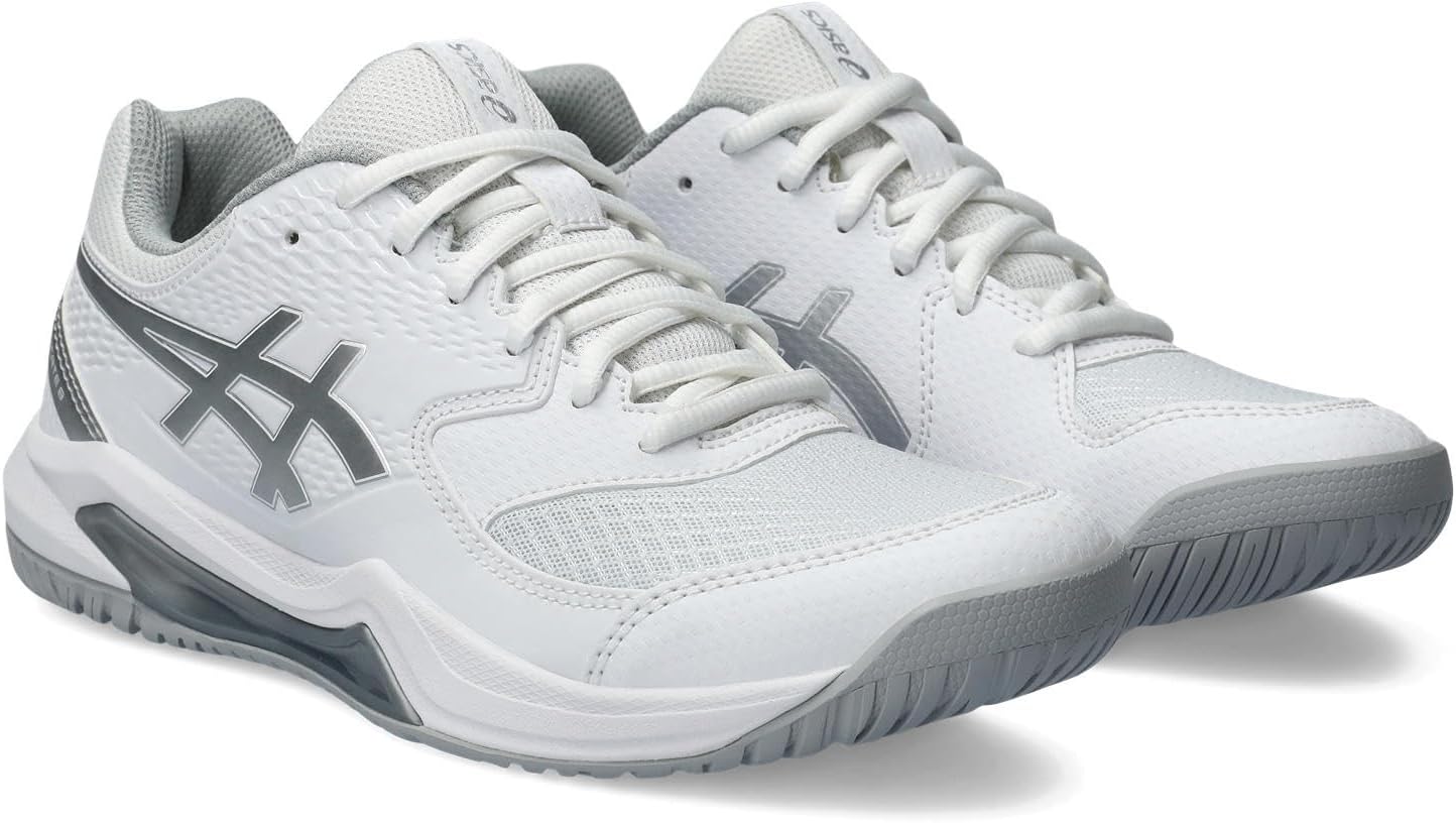 Кроссовки GEL-Dedicate 8 Tennis Shoe ASICS, цвет White/Pure Silver