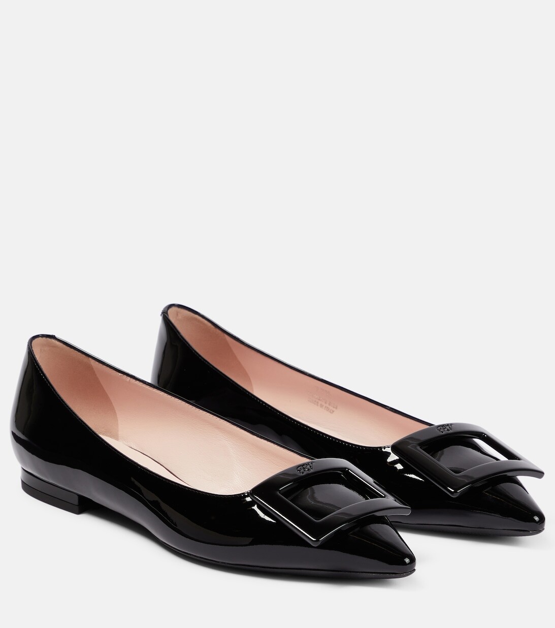 

Лакированные балетки Gommettine Roger Vivier, черный