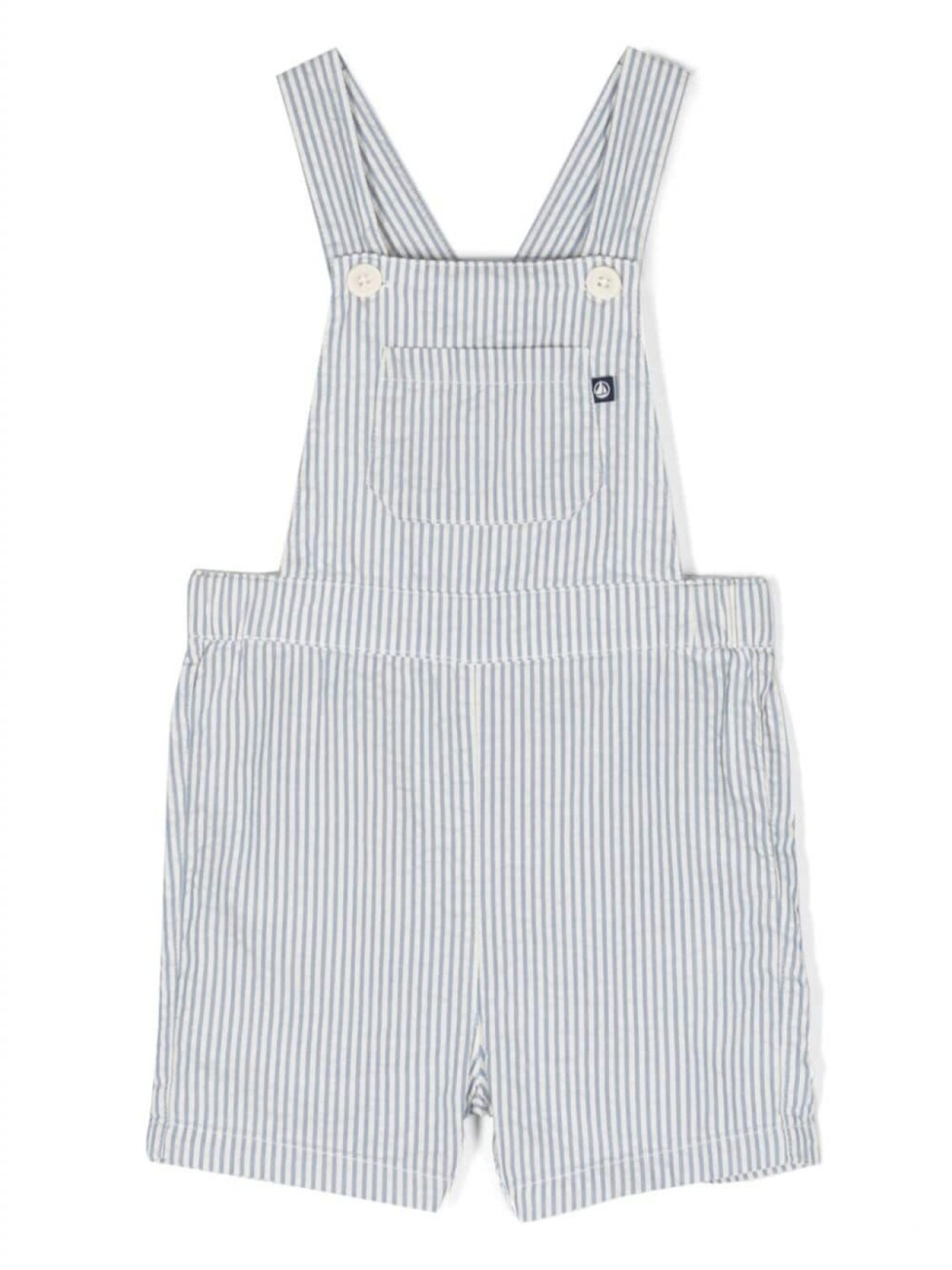 

Petit Bateau ромпер из сирсакера, синий