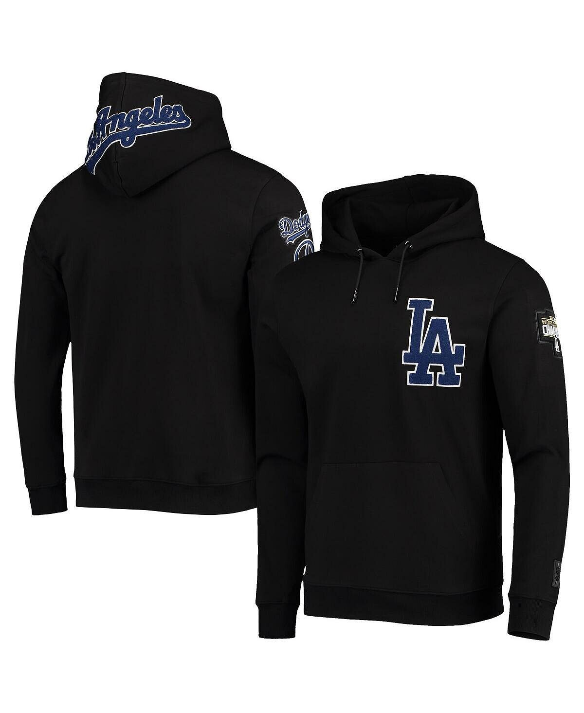 

Мужской черный пуловер с капюшоном и логотипом команды Los Angeles Dodgers Pro Standard
