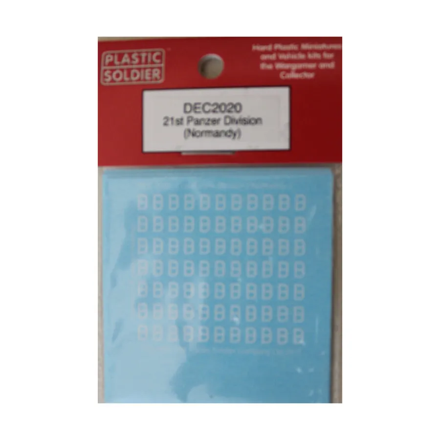 

Декали — 21-я танковая дивизия, WWII Miniature Accessories (1:72)