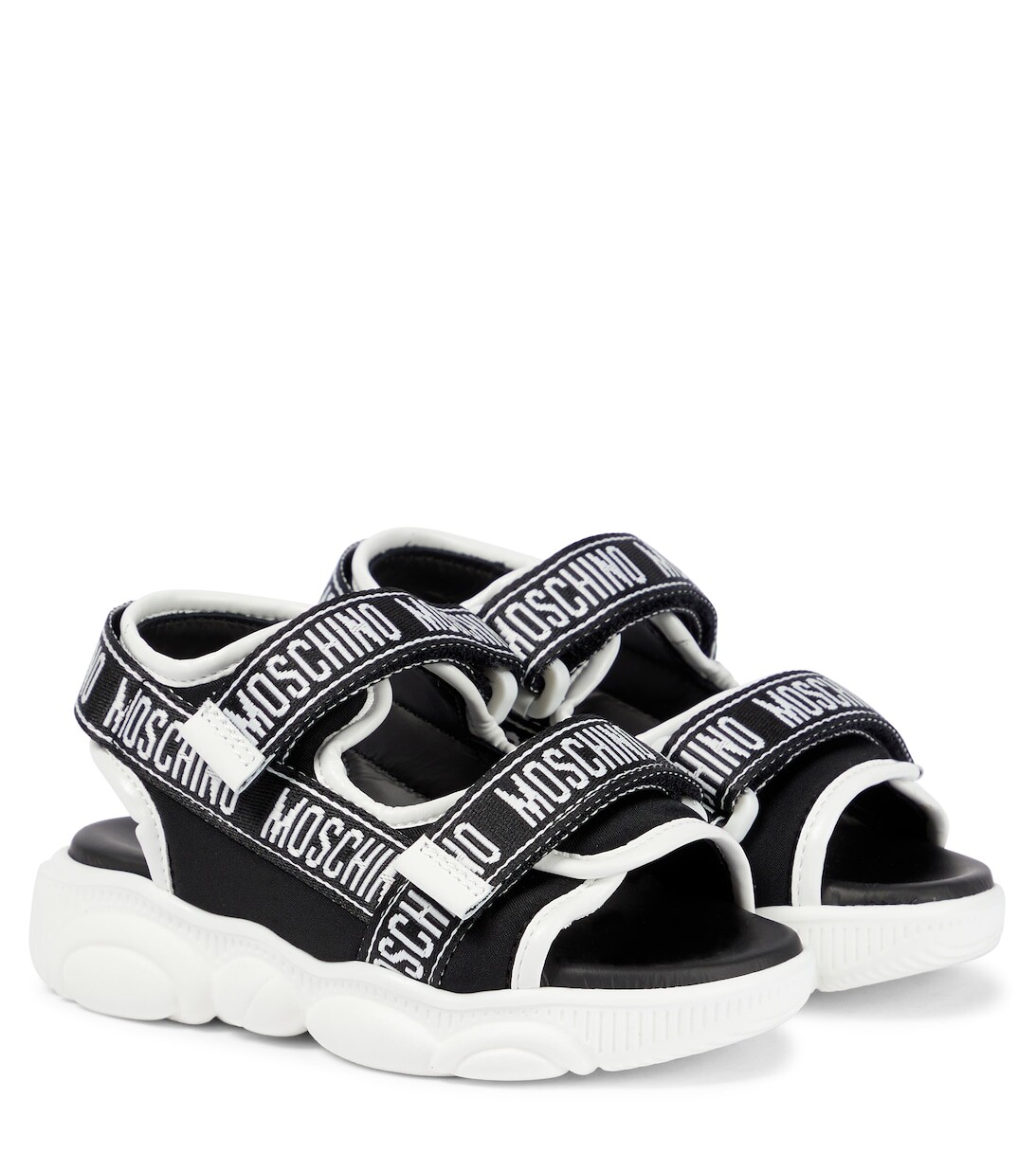 

Босоножки с логотипом Moschino, черный