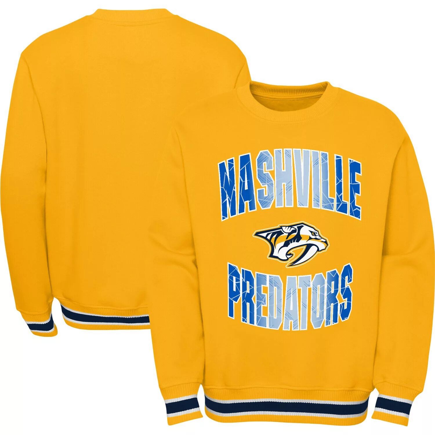 

Классический пуловер с капюшоном Youth Gold Nashville Predators Blueliner Outerstuff