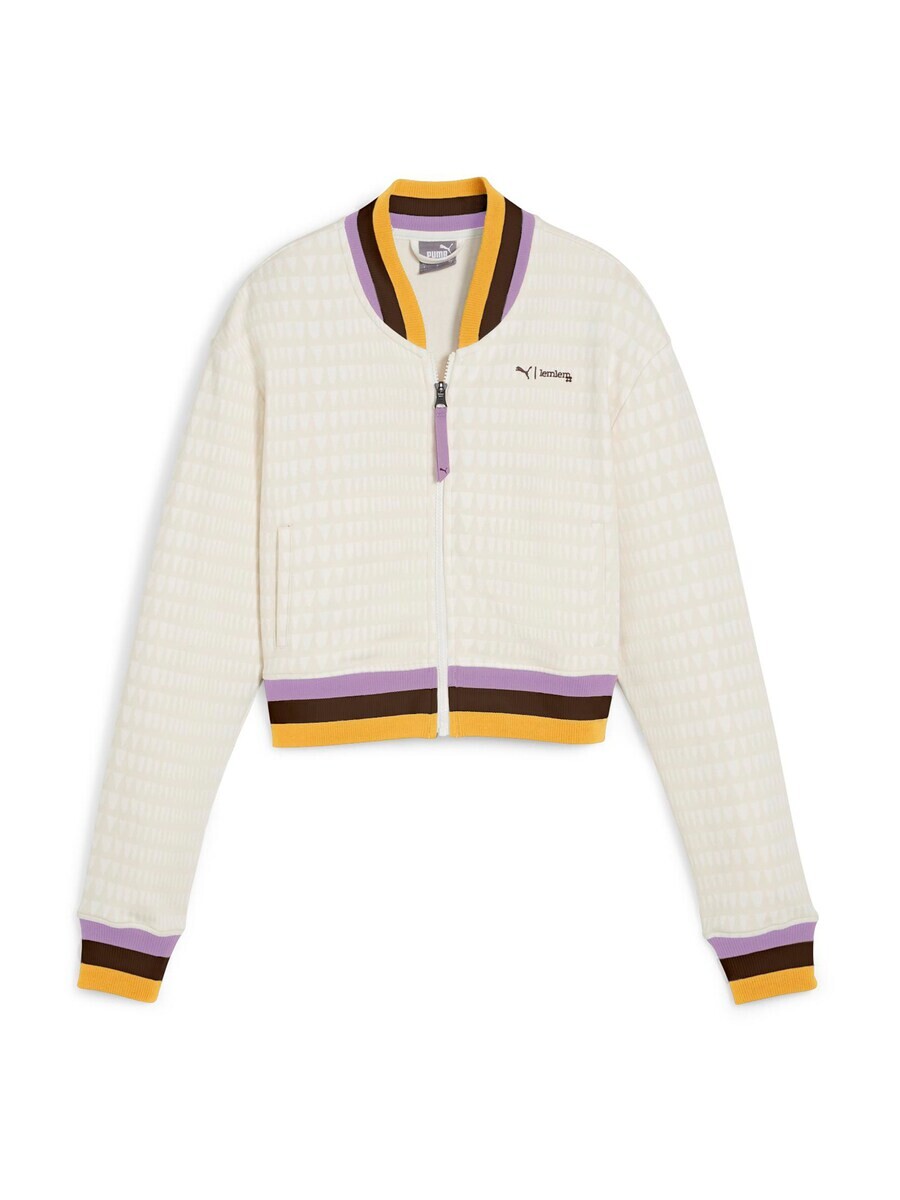 

Спортивная толстовка PUMA Athletic Zip-Up Hoodie Puma x Lemlem, бежевый