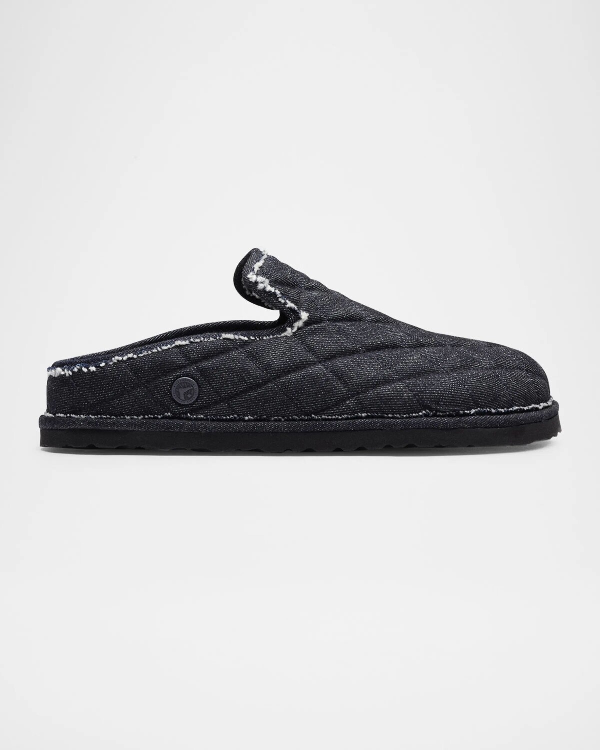

Стеганые джинсовые мюли Eliscu 1774 Birkenstock, цвет Dark Wash Denim