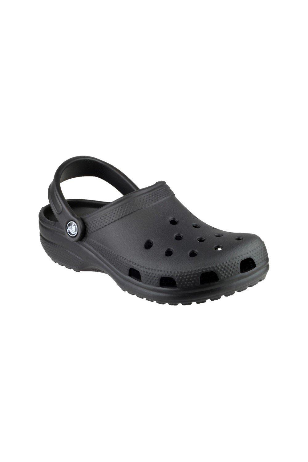 «Классические» туфли-слипоны Crocs, черный туфли слипоны из термопластика бистро crocs черный