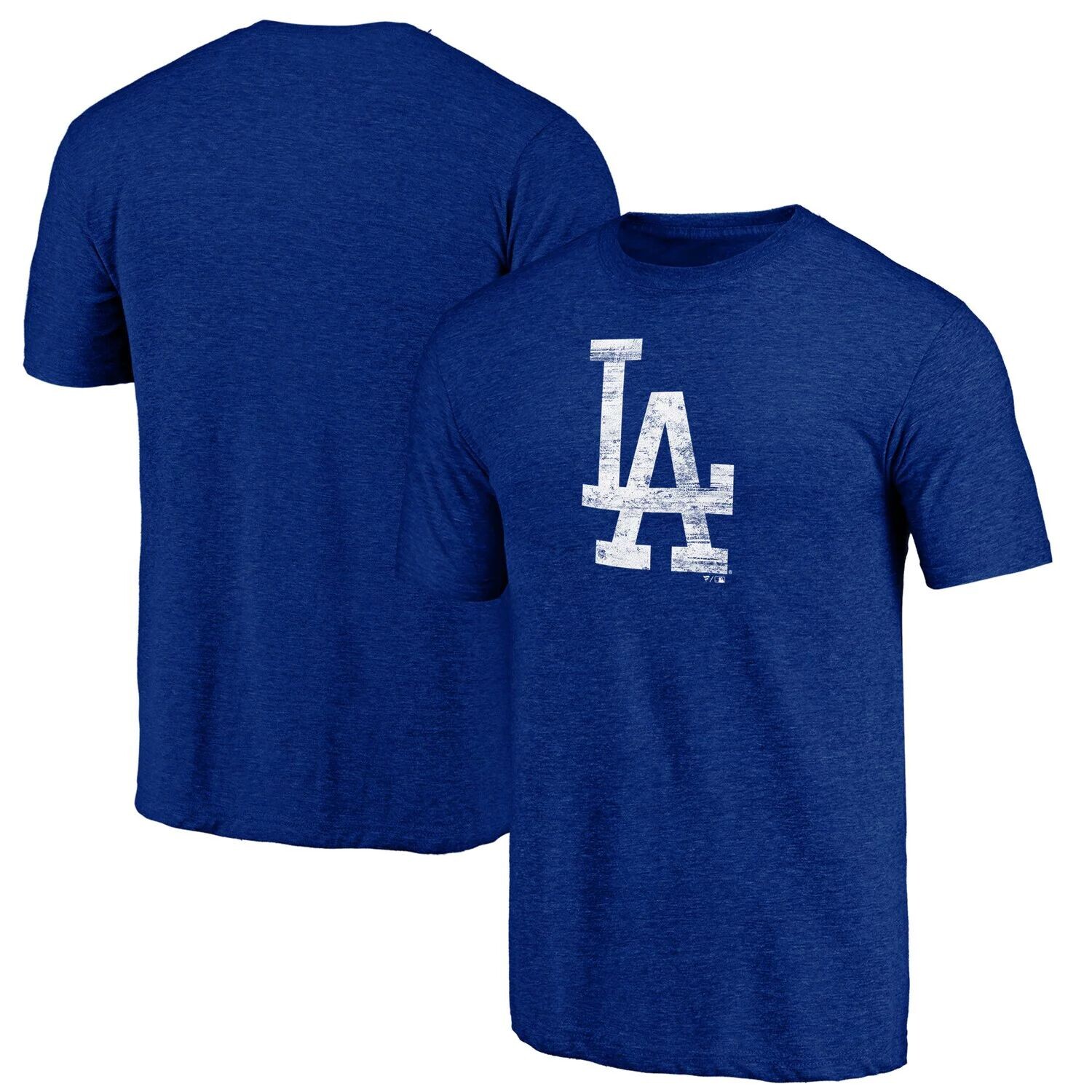 

Мужская футболка Fanatics Royal Los Angeles Dodgers с официальным логотипом Tri-Blend