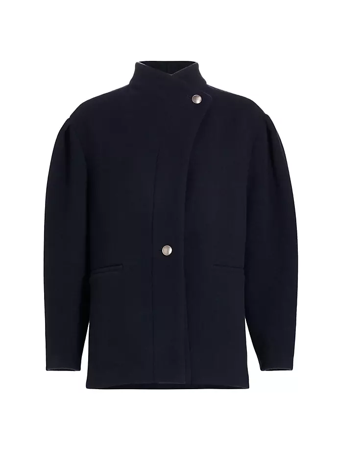 

Полушерстяная куртка Jabadi Isabel Marant, цвет midnight