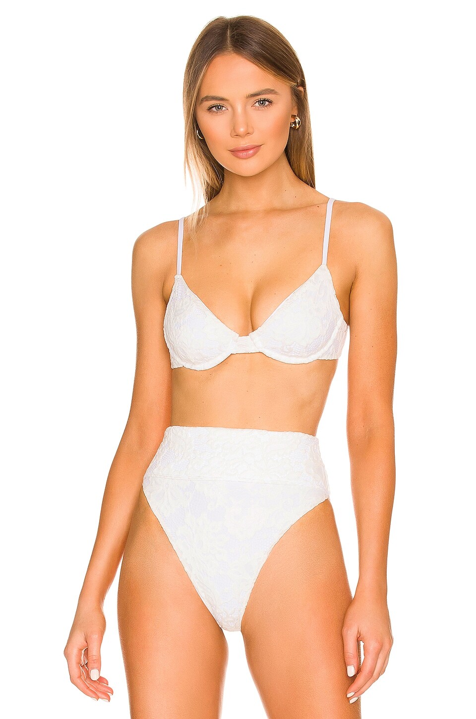 

Топ бикини BEACH RIOT x REVOLVE, белый