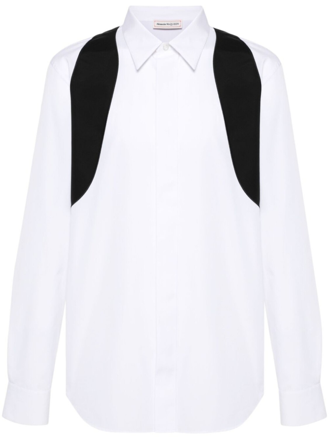 

Alexander McQueen рубашка с вышивкой, белый