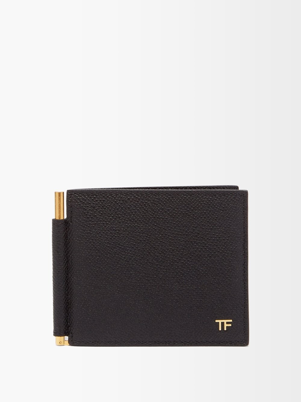 

Кожаный кошелек t line rialto, складывающийся в два раза Tom Ford, черный