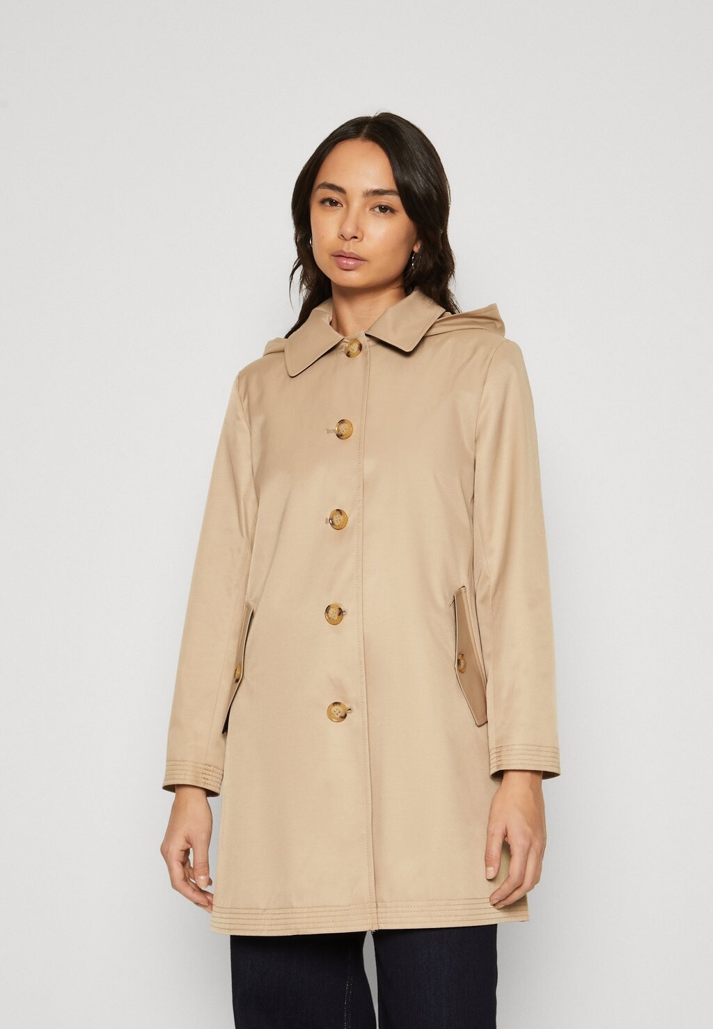 

Пальто классическое SB RN CTST L-LINED-COAT Ralph Lauren, цвет birch tan
