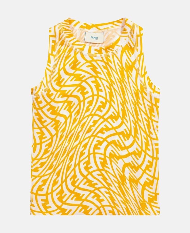 

Майка Fendi, желтый