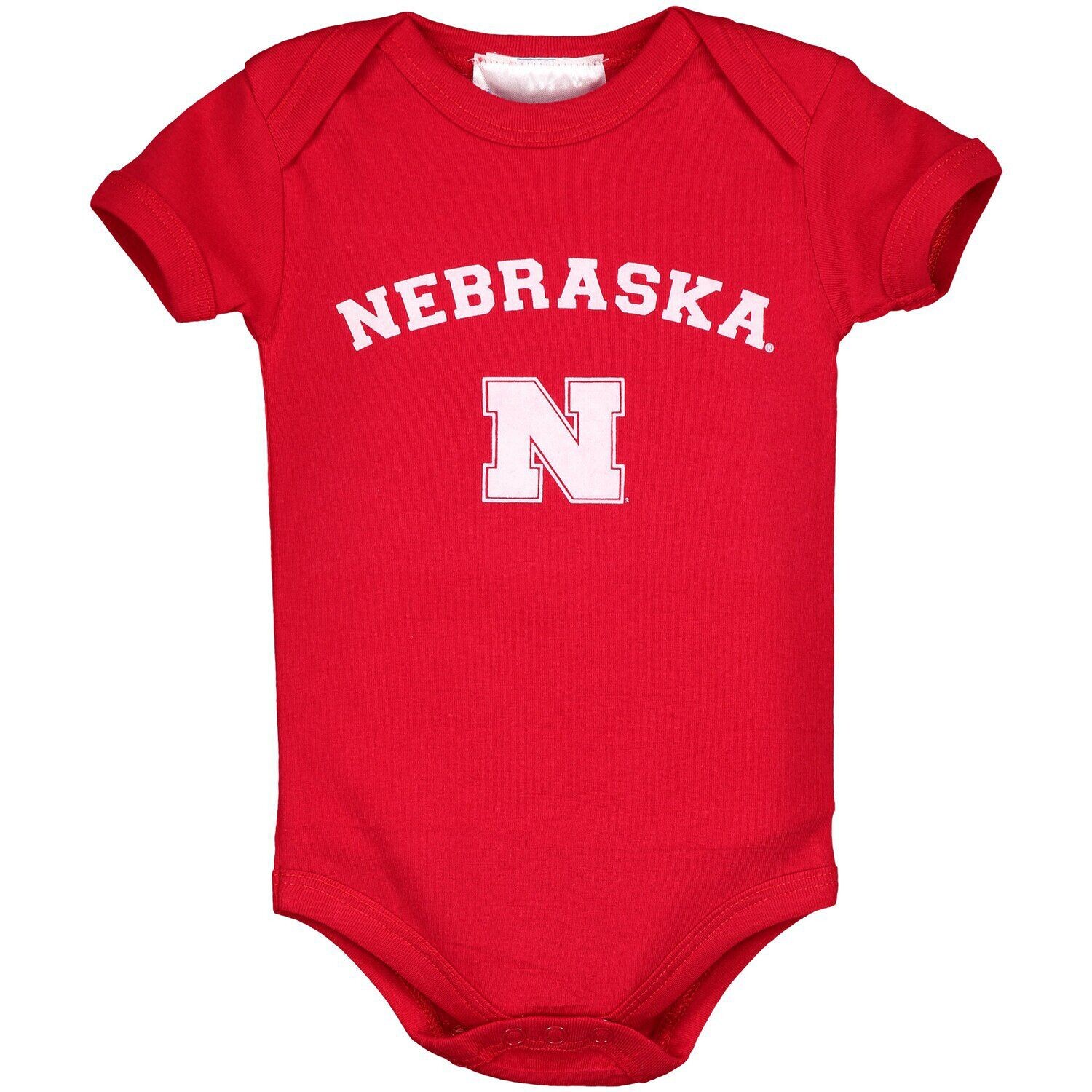 

Боди Infant Scarlet Nebraska Huskers Arch & Logo Unbranded