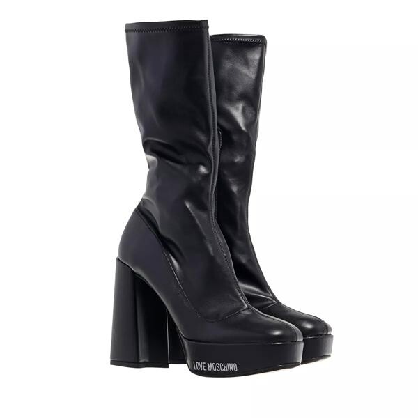

Ботинки rubber logo Love Moschino, черный