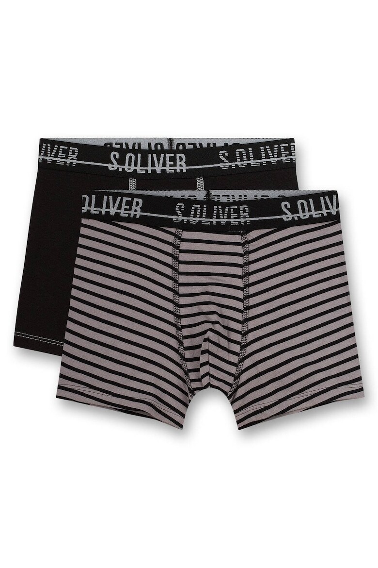 

Боксеры с хлопком, 2 пары S Oliver, черный