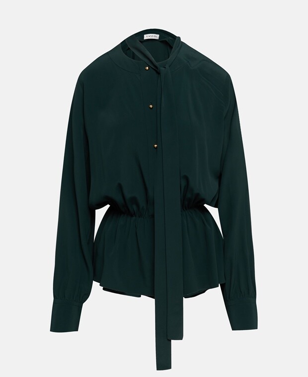 

Деловая блузка Lanvin, темно-зеленый