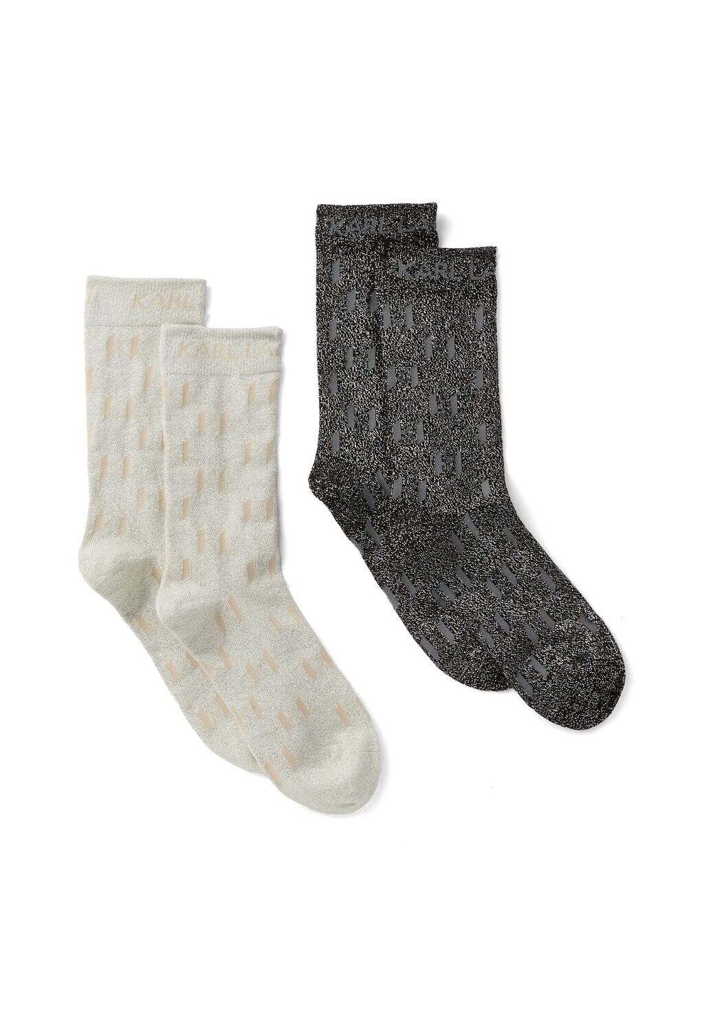 

Носки MONOGRAM PACK OF 2 KARL LAGERFELD, белый