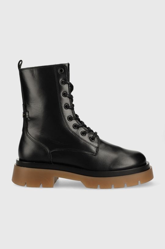 Кожаные байкерские ботинки Meghany Gant, черный кожаные байкерские ботинки aligrey gant черный