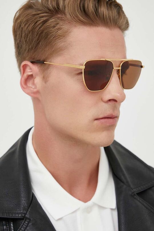 

Солнцезащитные очки Bottega Veneta, золотой