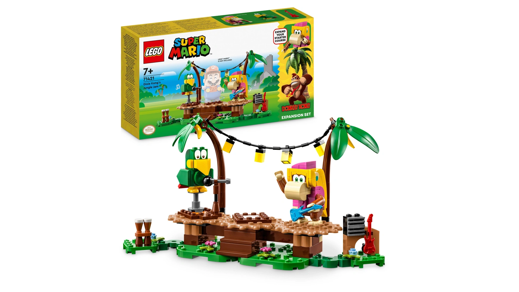 

Lego Super Mario Дополнительный набор Джунгли Дикси Конг