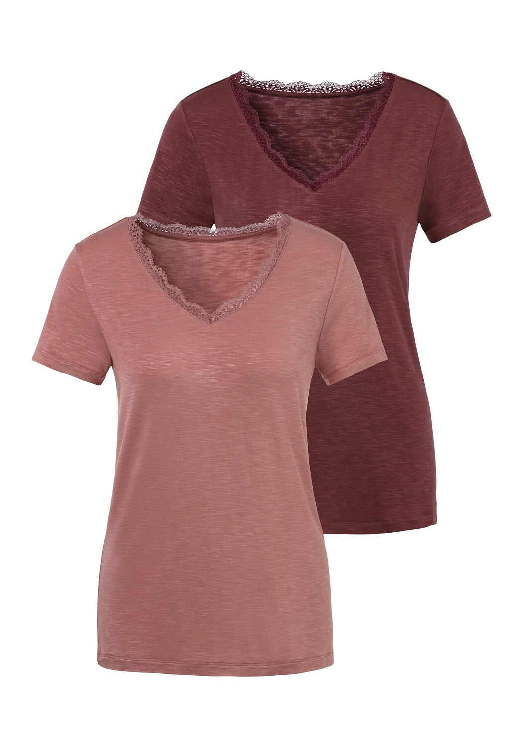 

Футболка LASCANA, цвет aubergine, rose