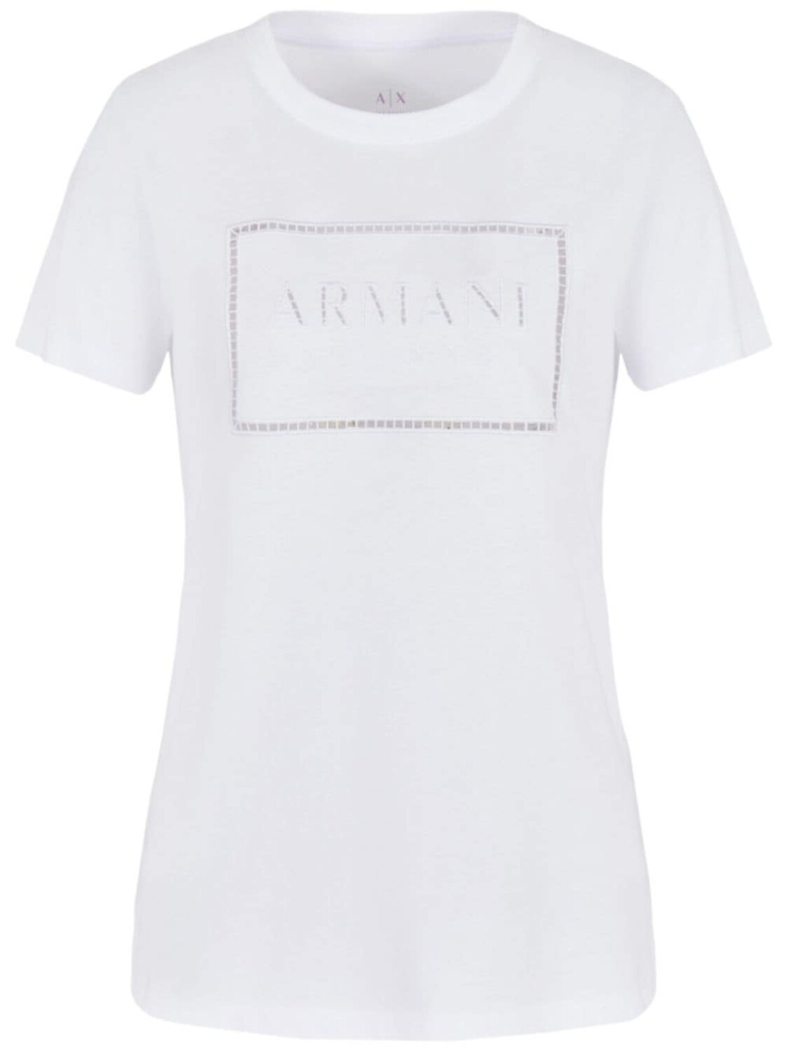 

Armani Exchange футболка с логотипом, белый