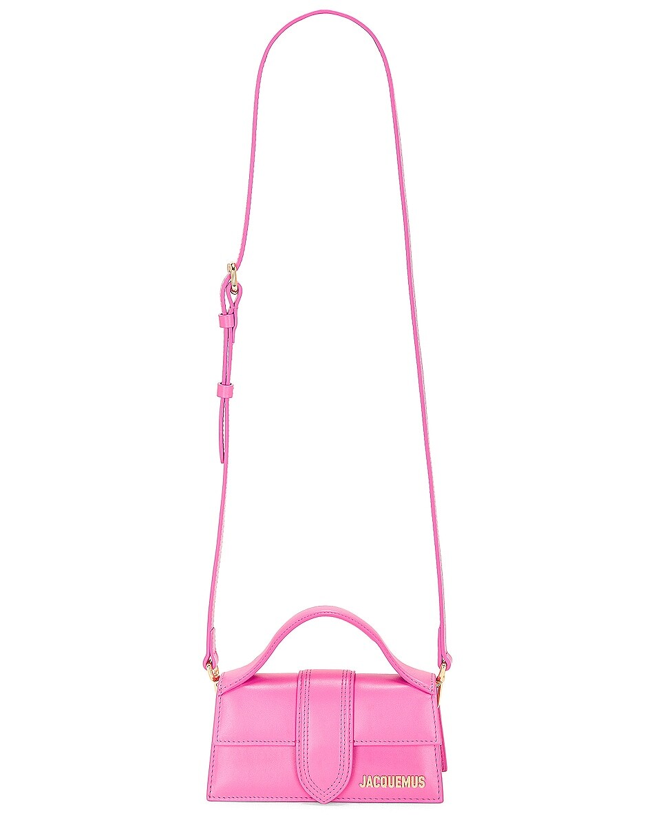 

Сумка мини Jacquemus Le Bambino, цвет Neon Pink