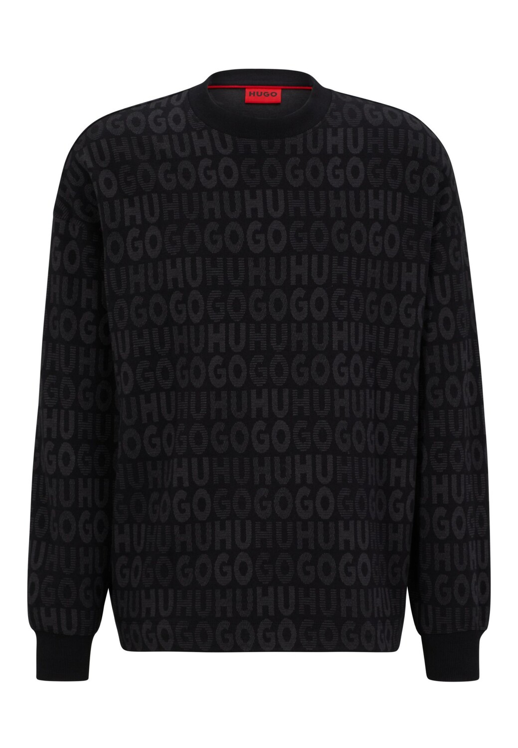 

Толстовка HUGO DIPPINS Oversize Fit, темно-серый