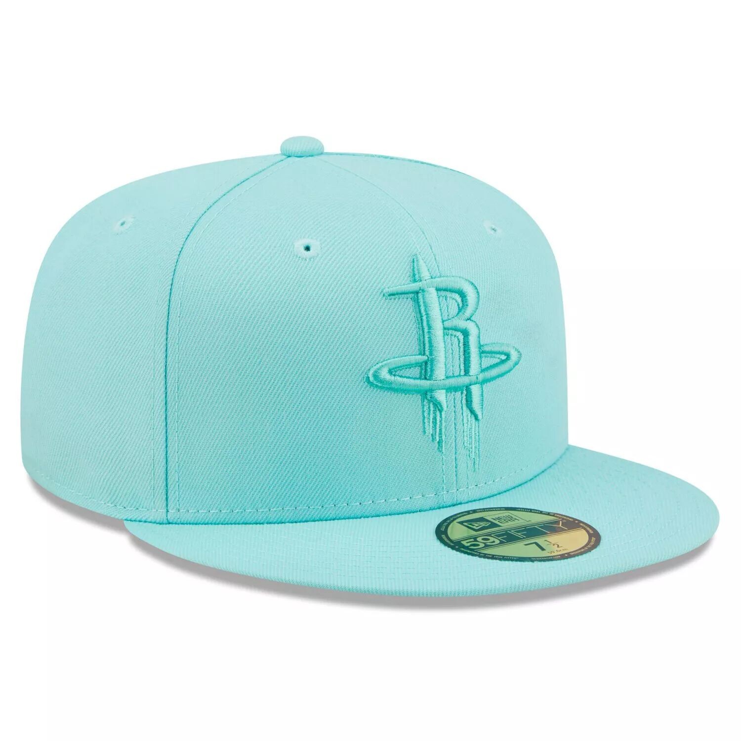 

Мужская приталенная кепка New Era Turquoise Houston Rockets Color Pack 59FIFTY