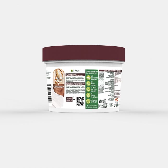 Крем для тела Body Superfood Crema Corporal Reparadora con Cacao y Ceramida Garnier, 380 ml цена и фото