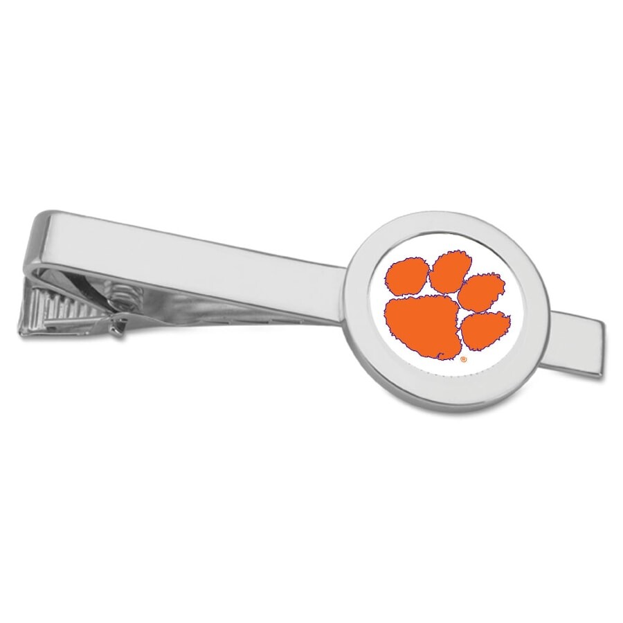 

Галстук Jardine Clemson Tigers, серебряный