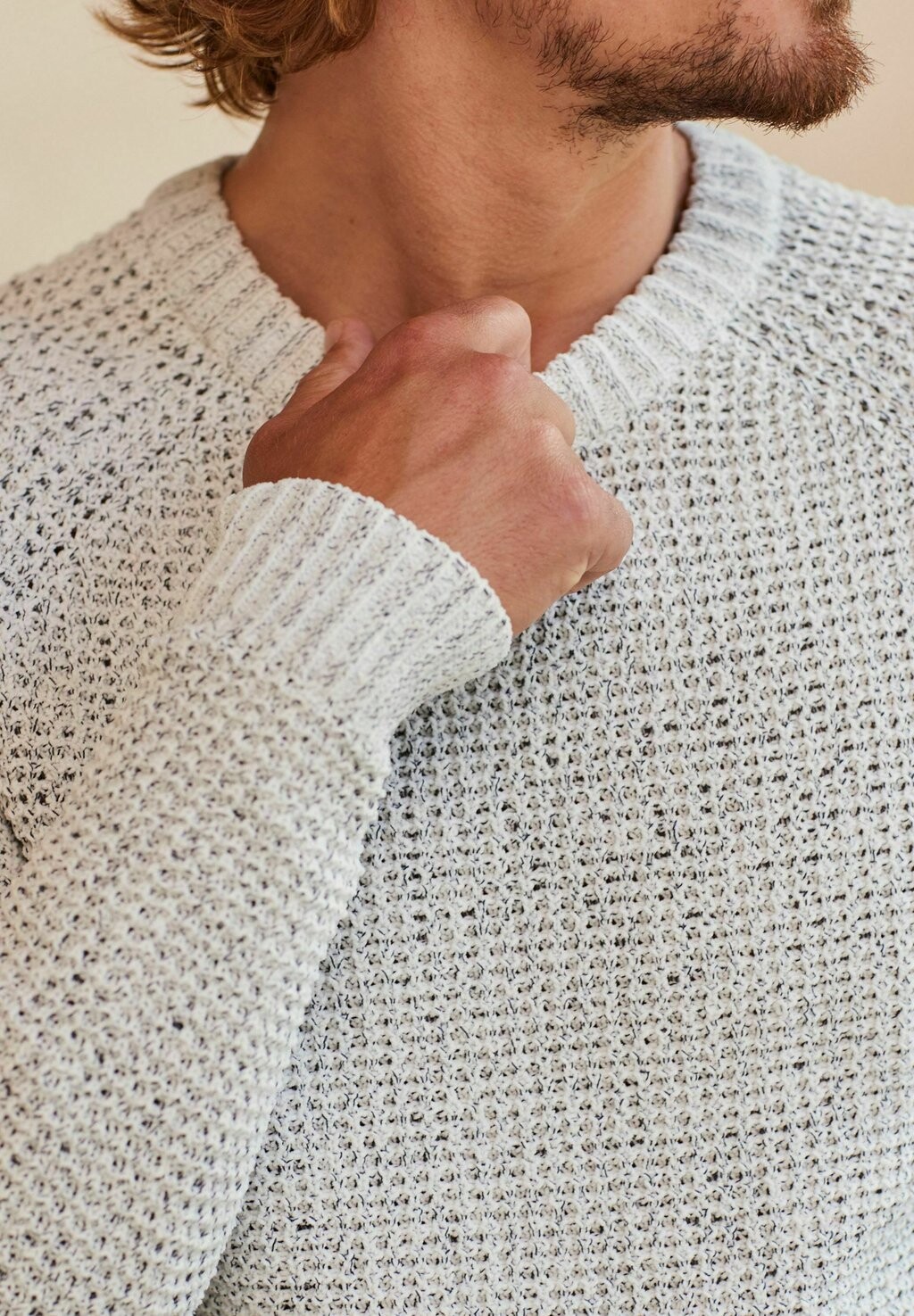 

Свитер Chenille Crew Neck. Next, цвет ecru cream