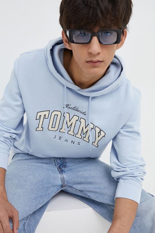 

Хлопковая толстовка Tommy Jeans, синий