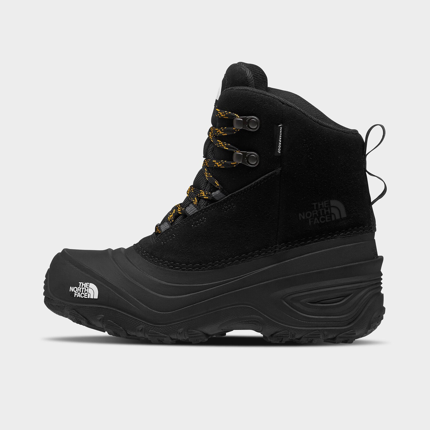 

Детские непромокаемые ботинки The North Face Chilkat с V-образным вырезом и шнуровкой для маленьких детей, черный