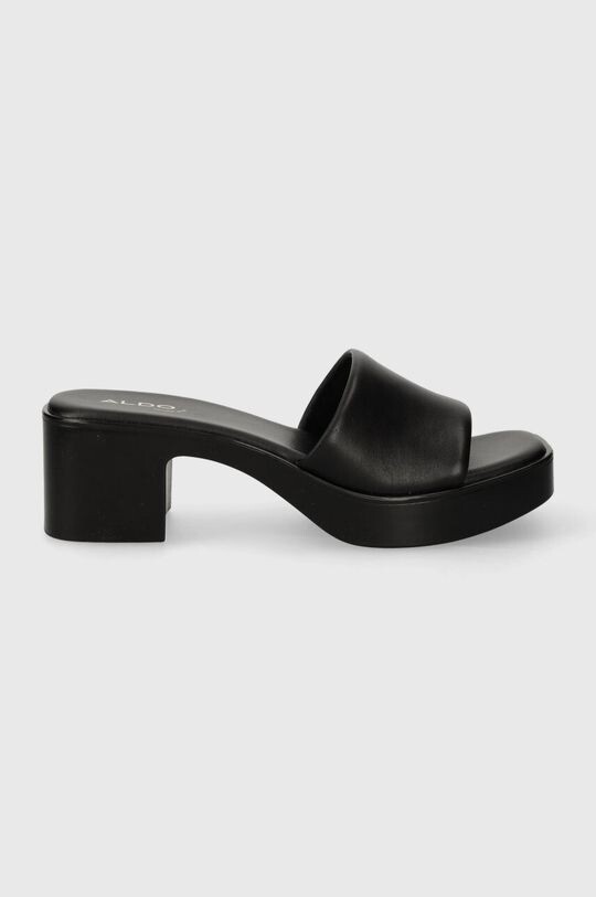 

Детские кожаные тапочки Aldo, черный