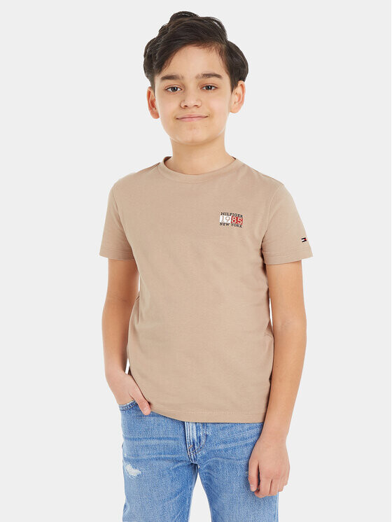 

Футболка стандартного кроя Tommy Hilfiger, бежевый
