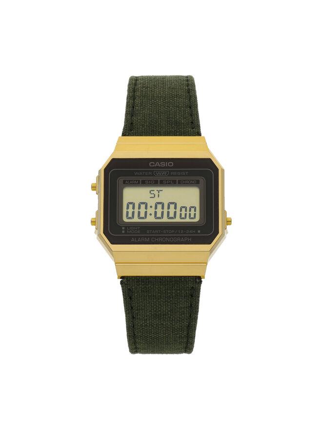 

Часы Vintage A700WEGL-3AEF Casio, зеленый/золотой