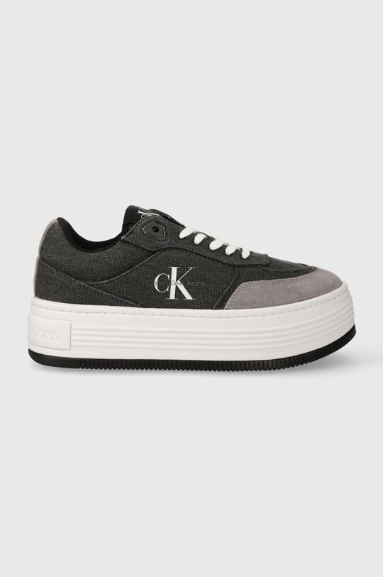 

Кроссовки BOLD PLATF LOW LACE MIX ML BTW Calvin Klein Jeans, черный